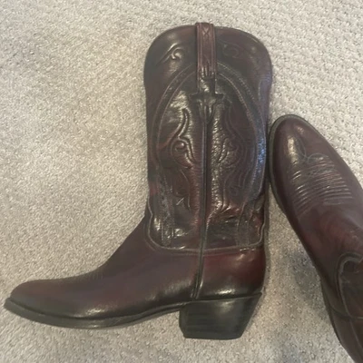 🔥Lucchese Handmade Cowboy Boots Men’s Size 9.5D - Premium Leather - El Paso - Image 1 of 4