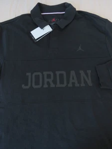 Nike Jordan Essentials L/S Rugby Shirt Top, NWT - Men’s L - Black, $90 - Picture 1 of 15