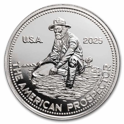 Ronda de plata Engelhard Prospector revivido 2025 de 1 oz Foto 1 de 3