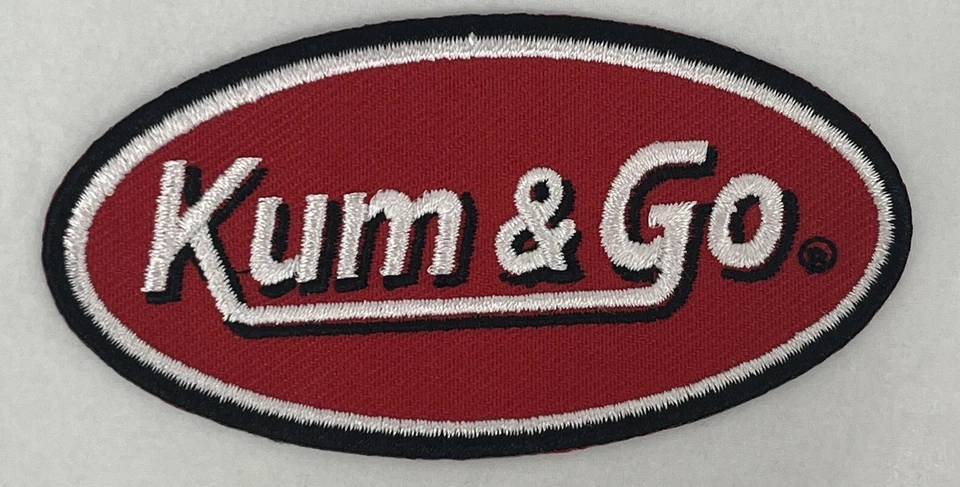 Vintage Kum & Go Embroidered Iron On Patch Punk Y2K Prank Gag Gift 2000s - Image 1 of 3