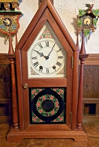 Hand Crafted Jauch Steeple 8 Day Chime Mantle Clock - Picture 1 of 12