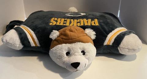 Green Bay Packers NFL Mascot Pro Football Plush Pillow Pets Cover