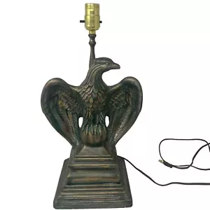 Vintage Atlantic Mold Ceramic Eagle Table Lamp 30" Federal Style Americana USA - Picture 1 of 12
