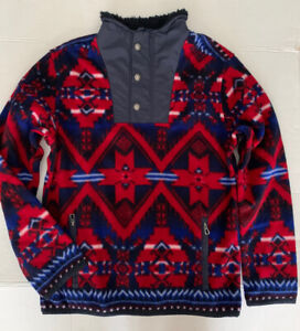 NWT Polo Ralph Lauren Beacon2 Southwest-Print Fleece Jacket Kids Boys Sizes M L 