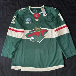 Minnesota Wild Authentic Adidas Matthew Boldy #12 Jersey Tria Mens 50 M $300 NEW - Picture 1 of 15