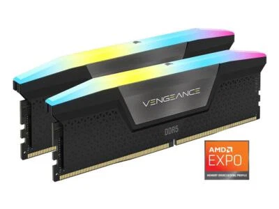 CORSAIR Vengeance RGB 32GB (2 x 16GB) 288-Pin PC RAM DDR5 6000 Desktop Memory - Image 1 of 4