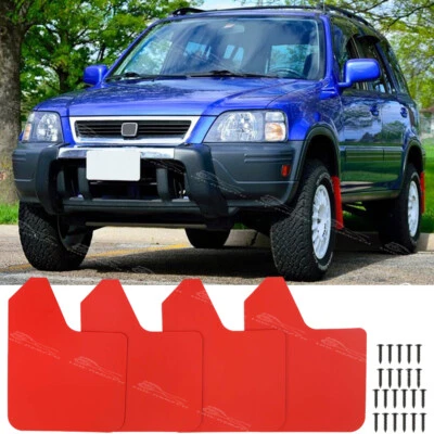 4X Guardabarros anchos para Honda CR-V HR-V 2000-2023 guardabarros rojos contra salpicaduras guardabarros Foto 1 de 4