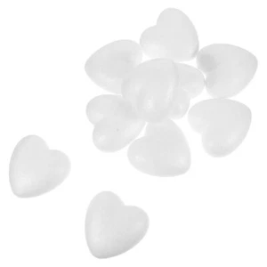 10 Pcs Liebe Dekorativen Schaum Styropor Figuren Herzen Kind Form Anhänger - Bild 1 von 12