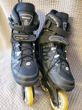Roller Blades Spit Fire Tw Sg5 Youth Size 5 Black With White
