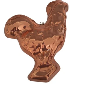 Molde colgante de pared de gallo de cobre macizo vintage hecho en Corea decoración del hogar - Imagen 1 de 8