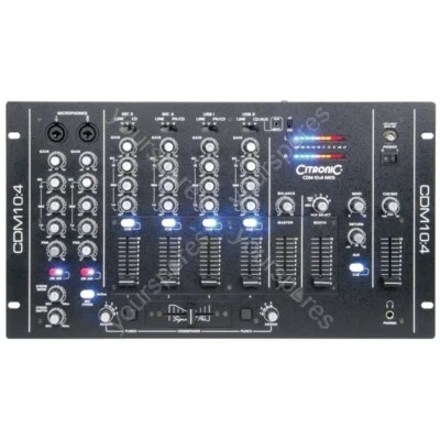 Citronic 4 Channel USB Mixer - CDM10:4 - MK5 - Image 1 of 4