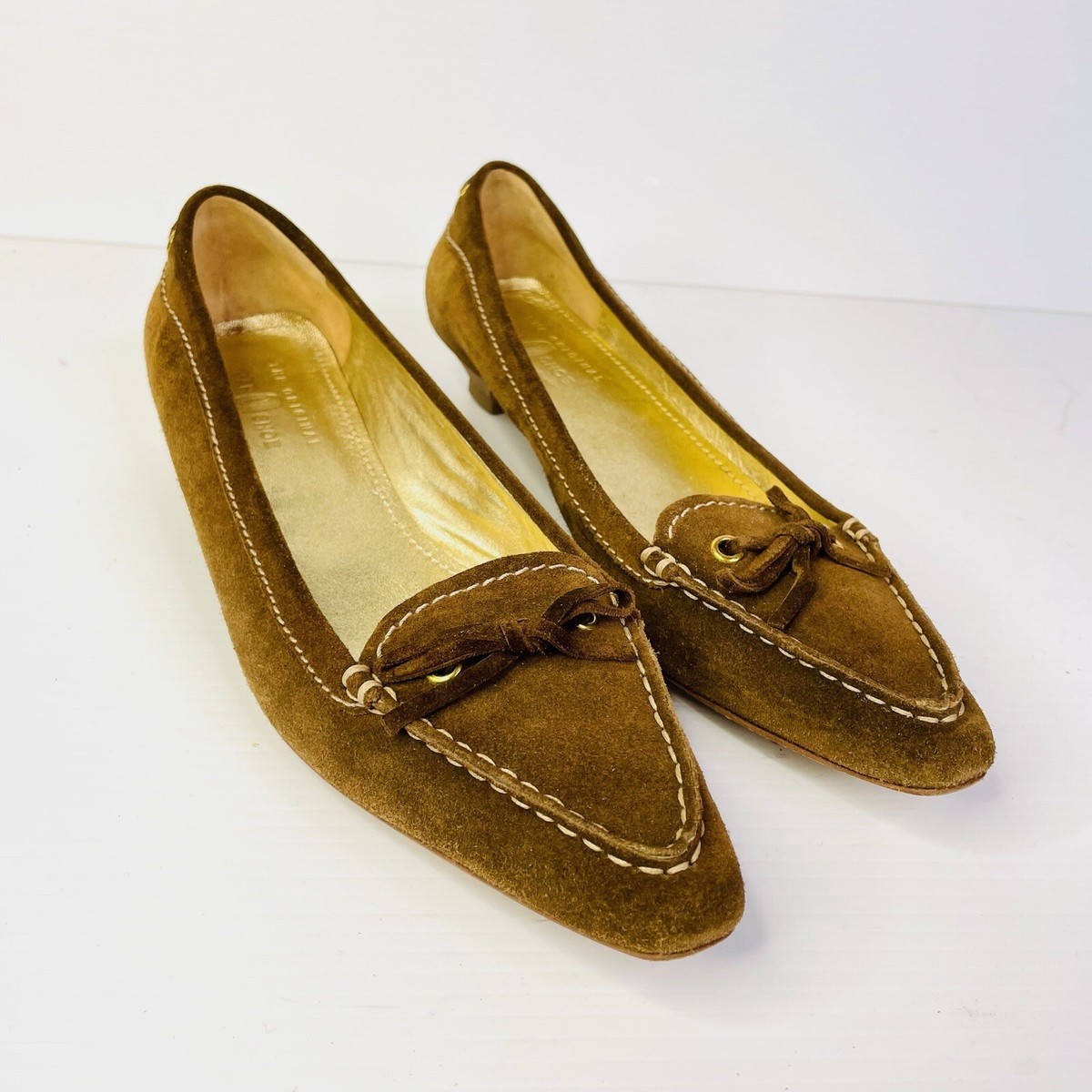 Carshoe  サイズ41 Car Shoe grained-leather Driving Shoes | Brown | FARFETCH