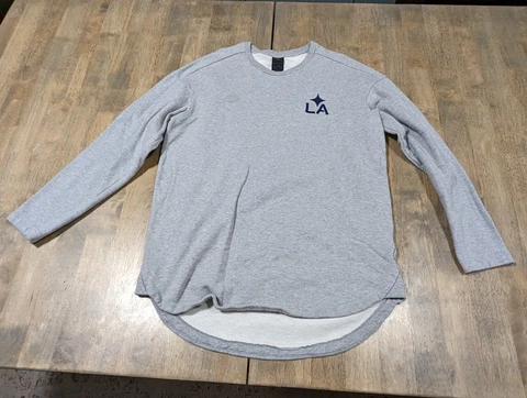 LA Los Angeles Galaxy Adidas Training Sweatshirt Mens Large Cover