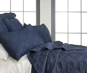 "NUEVO VCNY HOME Azul Marino Simula Estándar Queen 20""x26"" (1 pieza) - Imagen 1 de 4