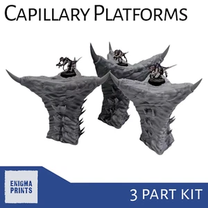 Kapillarbühnen - 28mm Tyraniden 3D gedrucktes Gelände für Tabletop Wargaming - Bild 1 von 6