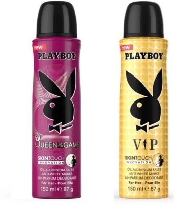 PLAYBOY Vip W + Queen дезодорант спрей - для женщин (300 мл, упаковка из 2) - Изображение 1 из 3