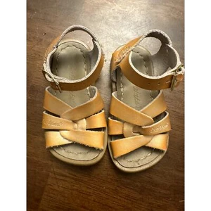 Salt Water gold sandals kids 5 - Picture 1 of 4