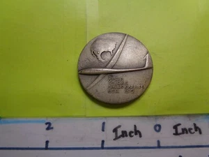 1.2 OZ 1970 XII WORLD SOARING CHAMPIONSHIPS RELIEF MEDALLIC ART 999 SILVER COIN - Picture 1 of 3
