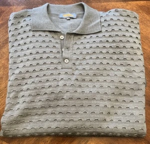 VENEZZI Men’s 5XL Long Sleeved Sweater Gray Wool Blend - Picture 1 of 11