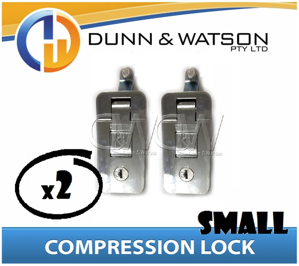Small Chrome Compression Lock / Handle / Latch (Pop Omega Trailer Canopy ) x2 - image 1 of 1