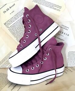 Urban Outfitters Converse Chuck Platform Suede Shadowberry Unisex 3M 5W NEW