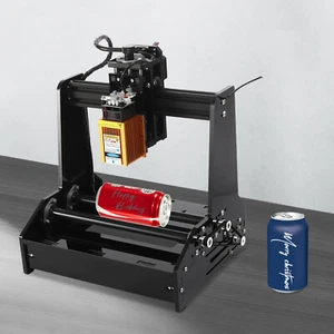 Macchina per incisione laser cilindrica portatile 15W stampa incisore metallo desktop - Foto 1 di 16
