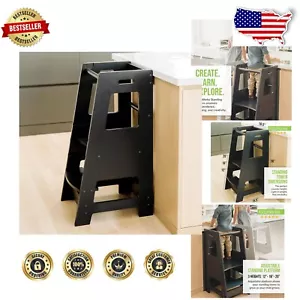 Child's Adjustable Standing Tower - Reliable Kitchen Step Stool for Independence - Picture 1 of 7