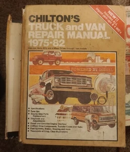 Chiltons Truck And Van Repair Manual 1975-82 Auto Shop RVs 4 Wheel Drive - Picture 1 of 5