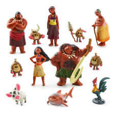 Moana 12pcs PVC Action Figures Doll Kid Children Figurines Kids Toy Baby Gift