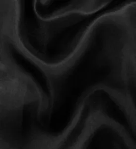 Black  Charmeuse High Quality Satin Fabric Sold By The Yard - Picture 1 of 1