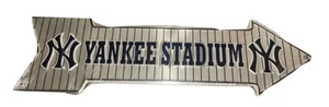 NEW YORK YANKEES YANKEE STADIUM METAL ARROW SIGN SPORTS-ROOM BASEBALL BRAND NEW - Picture 1 of 2