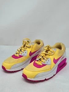 NIKE AIR MAX 90 GOLD TOPAZ FUCHSIA 325213--702 WOMEN'S ATHLETIC SHOES SIZE 10 - Picture 1 of 9