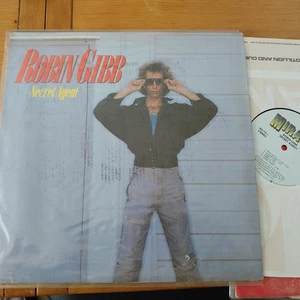BEE GEES /ROBIN GIBB " SECRET AGENT "BLACK VINYL 12" LP (USA IMPORT) MIRAGE - Picture 1 of 2