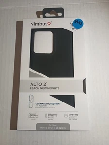 Nimbus Alto 2 Protection Phone Case for Moto G Stylus 5G 2023 Black - Picture 1 of 2