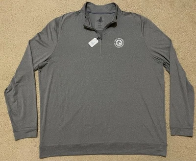 Pullover Johnnie-O Flex 1/4 Cremallera Para Hombre 2XL Gris Meteoro Elastizado Golf (Logotipo) Nuevo Con Etiquetas Foto 1 de 4