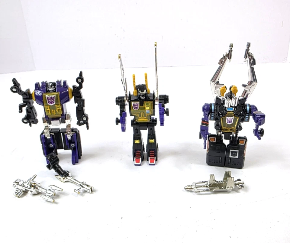 Transformers G1 Insecticon Hasbro 1985 Shrapnel Kickback Bombshell Some Weapons - Image 1 of 4