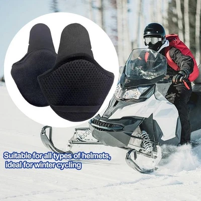 Motorcycle Helmet Earmuffs For Reduce Wind Noise And In Keep Warm Cold： U5D4 - Image 1 of 4