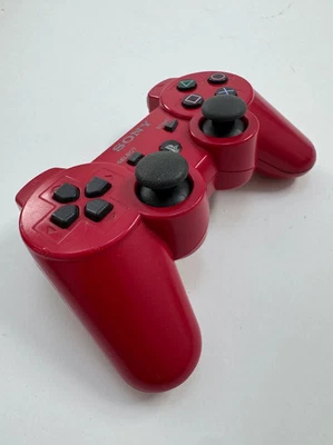 Mando Sony PlayStation 3 PS3 Dualshock 3 Rojo - Poco Uso Foto 1 de 4