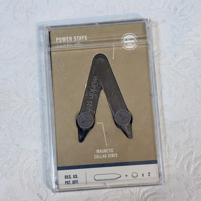 Wurkin Rígido Collar Magnético Estancias Eléctricas 2 Pulgadas Metal Formal Abogado Regalo NUEVO Foto 1 de 3