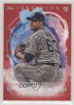 2019 Topps Inception Red /75 Jacob Nix #77 Rookie RC - Image 1 of 2