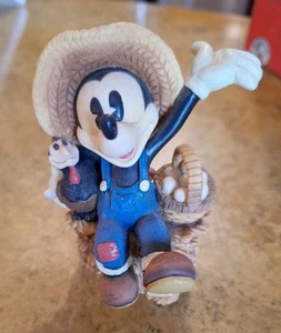 Enesco Disney "Homegrown Mickey " Mickey With Hen. New in box, Lot C - Picture 1 of 7