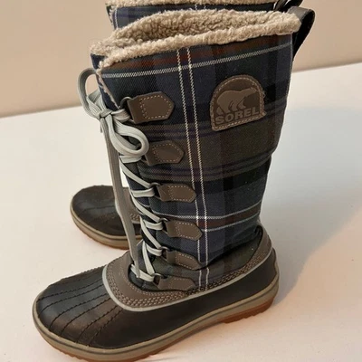 Sorel Mujeres Trivoli 6.5 Cuadros Aislados Impermeables Invierno Botas de Nieve Forradas Cálidas Foto 1 de 4