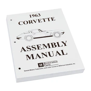 Factory Assembly Manual Rebuild Instruction Book 1963 Chevrolet Corvette - Picture 1 of 9