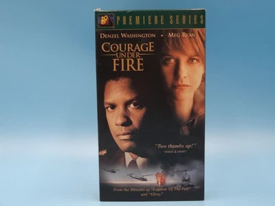 Courage Under Fire VHS 1996 Denzel Washington Meg Ryan War Drama Fox - Image 1 of 4