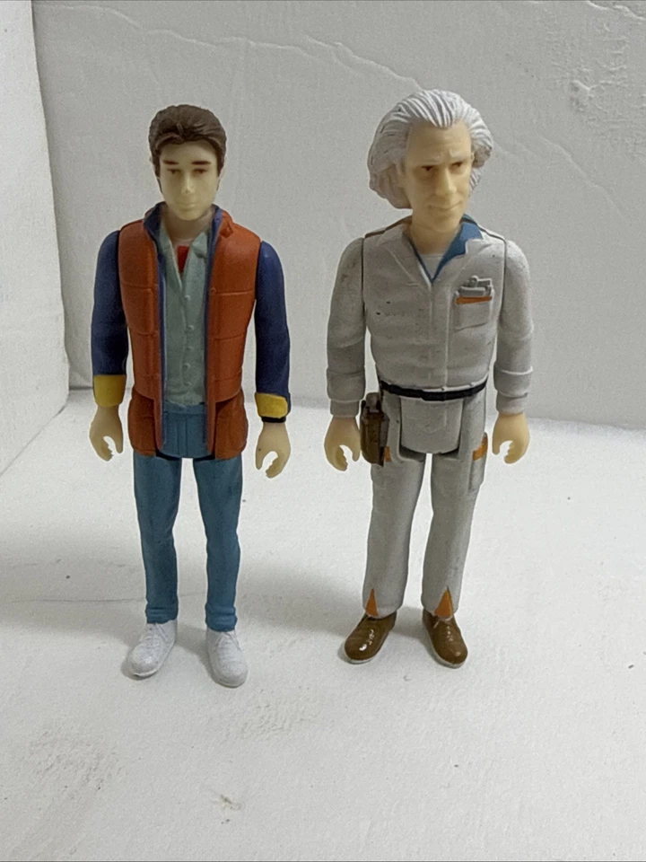 Figuras de Reacción Funko Regreso al Futuro Marty McFly y Doc Brown Solo Figuras Foto 1 de 4