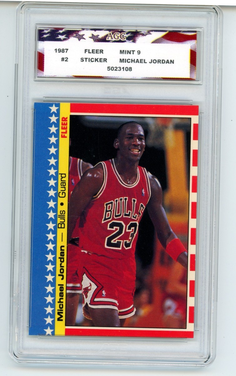 1987 Fleer Sticker Michael Jordan for sale | eBay