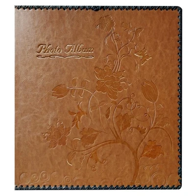 Álbum de fotos libro, álbum familiar álbum de recortes autoadhesivo, cubierta de cuero, soportes... Foto 1 de 4