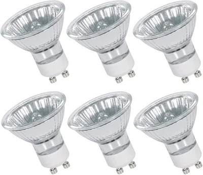 6 PACK Comyan GU10 Halogen Bulbs 35W 230V