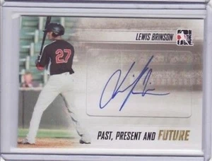 2014 ITG Past Present Future Autograph #PPFLB2 Lewis Brinson Auto Flat S/H 2013 - Picture 1 of 1