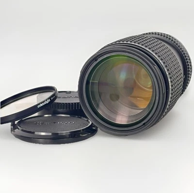 Canon New FD NFD 35-105mm f3.5-4.5 MF Zoom Lens For SLR W/ Caps + Filter - Image 1 of 4